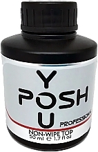 Gel Polish Finish Top Coat without Sticky Layer - YouPOSH Rubber None-Wipe Top — photo N4