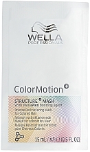 Fragrances, Perfumes, Cosmetics Colored Hair Intensive Restoration Mask - Wella Professionals Color Motion+ Structure Mask (sample)
