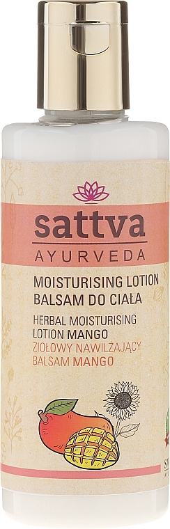 Body Lotion - Sattva Herbal Moisturising Lotion Mango — photo N1