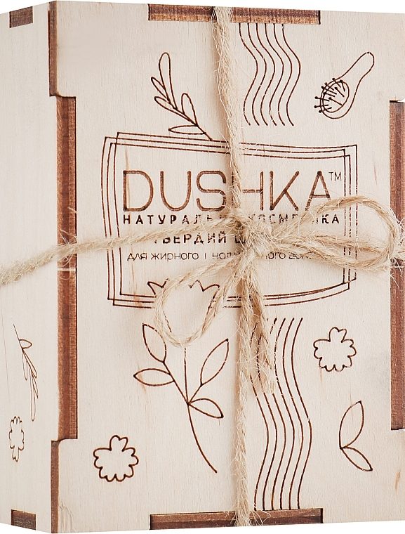 Solid Shampoo for Oily & Normal Hair - Dushka — photo N1