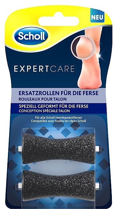 Replacement Roller Heads for Electric Foot Brush - Scholl Expert Care — photo N2