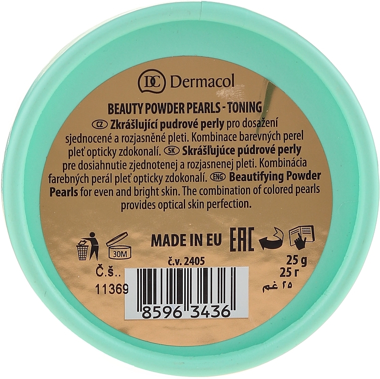 Toning Powder Pearls - Dermacol Beauty Powder Pearls Toning — photo N3