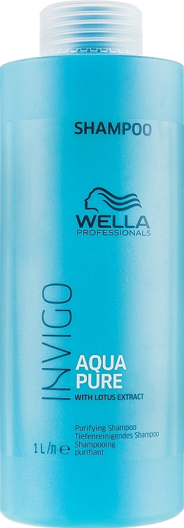 Cleansing Hair Shampoo - Wella Professionals Invigo Aqua Pure Shampoo — photo N30