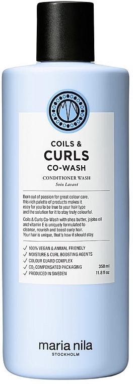 Moisturizing & Detangling Conditioner - Maria Nila Coils & Curls Co-Wash — photo N2