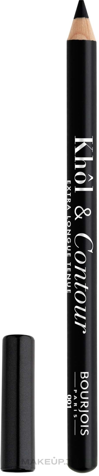 Eye Pencil - Bourjois Khol & Contour Extra-Long Wear — photo 001 - Noir-issime