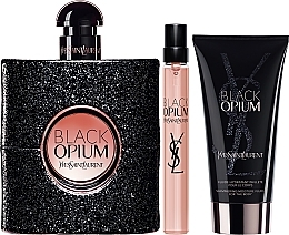 Fragrances, Perfumes, Cosmetics Yves Saint Laurent Black Opium - Set (edp/90ml + edp/10ml + b/lot/50ml)