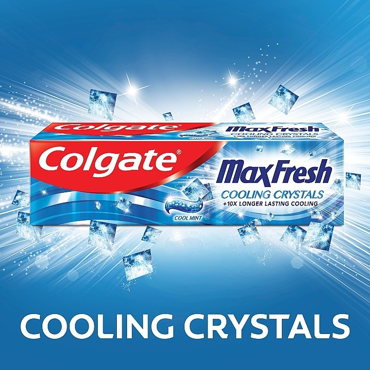 Toothpaste - Colgate Max Fresh Cooling Crystals +10 Longer Lasting Cooling — photo N30