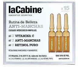 Fragrances, Perfumes, Cosmetics Face Ampoule - La Cabine Anti-Manchas Beauty Routine Ampoules
