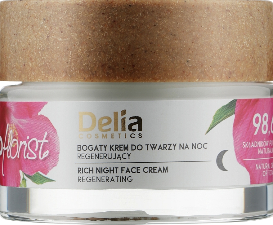 Night Regenerating Cream - Delia Cosmetics Ekoflorist — photo N1