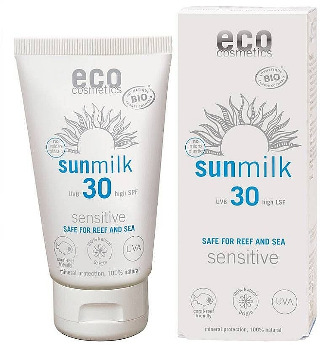 Raspberry & Pomegranate Sun Milk - Eco Sun Milk Raspberry and PomegranateBerry SPF 30 — photo N1