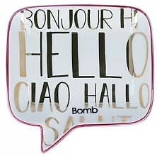 Fragrances, Perfumes, Cosmetics Soap Dish - Bomb Cosmetics Soap Dish Hello All Language