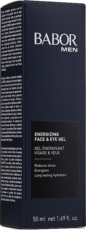 Energizing Face & Eye Gel - Babor Men Energizing Face & Eye Gel — photo N1