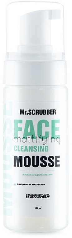 Gentle Face Cleansing Mousse "Cleansing & Mattifying" - Mr.Scrubber Mattifying Cleansing Mousse — photo N2