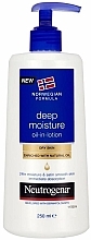 Fragrances, Perfumes, Cosmetics Body Lotion - Neutrogena Norwegian Formula Deep Moisture Oil-in-Lotion