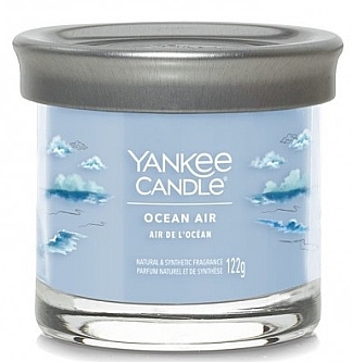 Scented Candle in Glass 'Ocean Air' - Yankee Candle Singnature Tumbler — photo N1