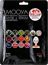 Fragrances, Perfumes, Cosmetics Mask + Serum "Silk Proteins Hand Regeneration" - Beauty Face Mooya Bio Organic Treatment Mask + Serum