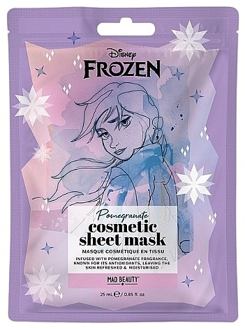 Face Mask 'Anna' - Mad Beauty Disney Frozen Cosmetic Sheet Mask Anna — photo N1
