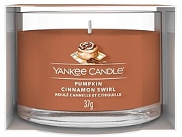 Mini Scented Candle - Yankee Candle Pumpkin Cinnamon Swirl — photo N1