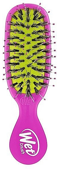 Hair Brush, purple - Wet Brush Mini Shine Enhancer Brush Purple — photo N6