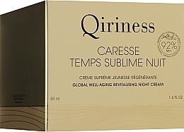 Fragrances, Perfumes, Cosmetics Anti-Age Revitalising Night Cream - Qiriness Caresse Temps Sublime Nuit Ultimate Anti-Age Revitalising Night Cream