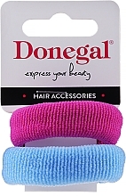 Fragrances, Perfumes, Cosmetics Hair Ties FA-5642, pink + blue - Donegal