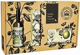 Set - The English Soap Company Kew Gardens Lemongrass & Lime Hand Care Gift Box — photo N1