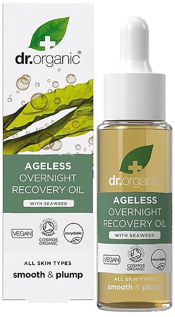 フェイスオイル - Dr. Organic Ageless Overnight Recovery Oil — photo N1