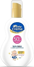 Fragrances, Perfumes, Cosmetics Sunscreen Milk-Spray - Baby Crema Sun Milk SPF 50+