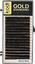 Fragrances, Perfumes, Cosmetics Gold Standard B 0.12 False Eyelashes (16 rows: 8 mm) - Kodi Professional