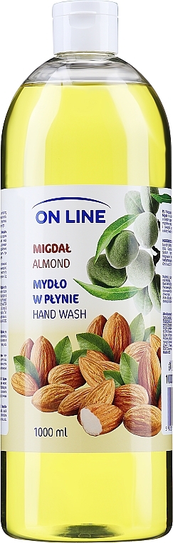 Liquid Hand Soap 'Almond', without dispenser - On Line Almond Hand Wash — photo N4