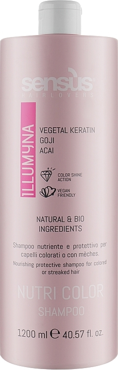 Color Protection Shampoo for Colored & Highlighted Hair - Sensus Nutri Color Shampoo — photo N10