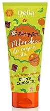Fragrances, Perfumes, Cosmetics Orange Chocolate Shower Milk - Delia Dairy Fun Orange Chocolate