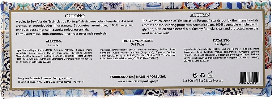 Set - Essencias De Portugal Aromas Collection Autumn Set (soap/3x80g) — photo N11