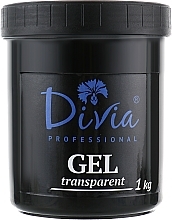 Fragrances, Perfumes, Cosmetics Transparent Modeling Nail Extention Gel Di972 - Divia Base Coat