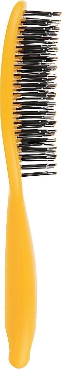 Hair Brush "Spider", 12 rows, glossy, yellow - I Love My Hair — photo N37