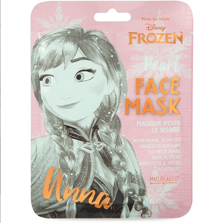 Face Mask - Disney Frozen Anna Pearl Sheet Mad Beauty Face Mask — photo N3