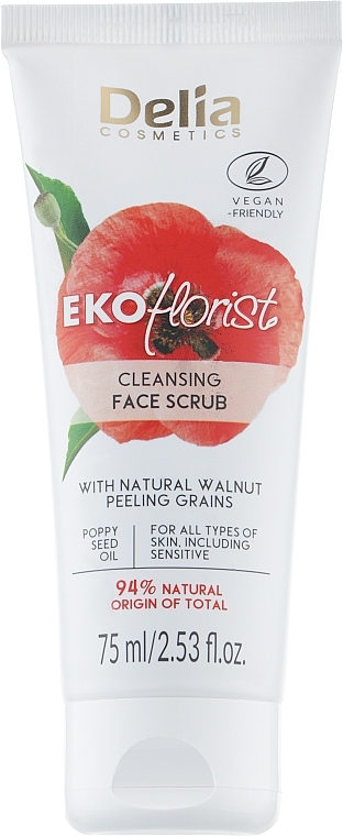 Detox Face Scrub - Delia Cosmetics Ekoflorist — photo N7