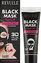 Face Black Mask "Coenzyme Q10" - Revuele Black Mask Peel Off Co-Enzymes — photo N9