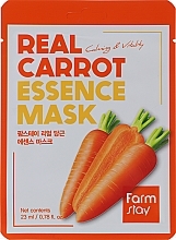 Carrot Sheet Mask - FarmStay Real Carrot Essence Mask — photo N2