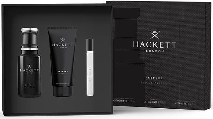 Hackett London Bespoke - Set (edp/100ml + sh/gel/100ml + edp/10ml) — photo N2