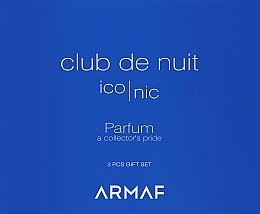 Armaf Club De Nuit Blue Iconic - Set (edp/105ml+deo/stick/75g+sh/gel/100ml) — photo N2