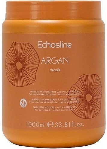 Nourishing hair mask - Echosline Argan Mask — photo N2