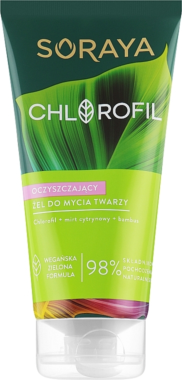 Face Cleansing Gel for Youthful Skin - Soraya Chlorofil Cleansing Gel — photo N1