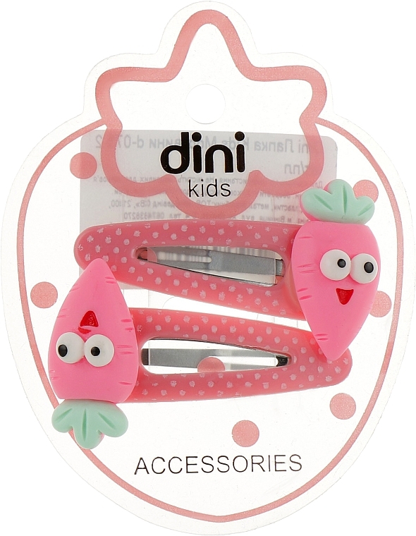 Hair Clip "Carrots", d-075 - Dini Kids — photo N1