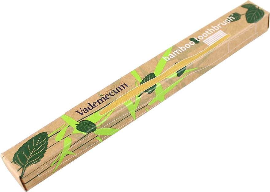 GIFT Bamboo Toothbrush, white - Vademecum Bamboo Toothbrush — photo N3