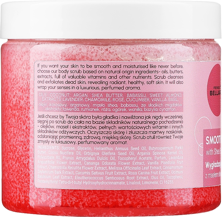 Smoothing Body Scrub with Shea Butter - Fergio Bellaro Smoothing Body Scrub With Shea Butter — photo N2