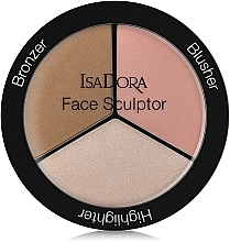 Fragrances, Perfumes, Cosmetics Face Contour Palette - IsaDora Face Sculptor