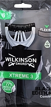 Disposable Shaving Razor Set, 6 pcs - Wilkinson Sword Xtreme 3 Black Edition — photo N1
