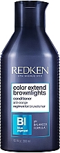 Neutralizing Unwanted Brunette Tones Conditioner - Redken Color Extend Brownlights Conditioner — photo N1