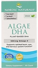 Fragrances, Perfumes, Cosmetics Dietary Supplement "Algae DHA", 500mg - Nordic Naturals Algae DHA
